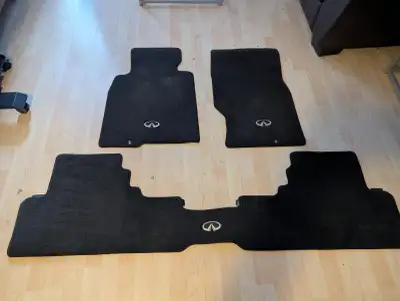 2008 - 2013 INFINITI G37 Coupe INTERIOR FLOOR CARPET RUG MATS OEM. Front and rear complete set in ex...