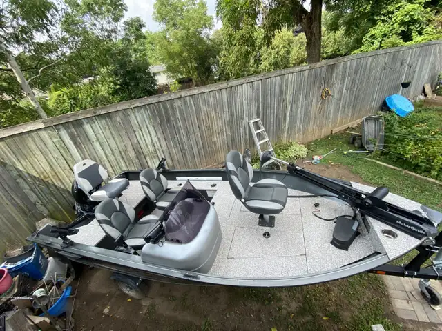 2022 Mirrocraft Outfitter 145SC 30HP Suzuki, trolling motor in Powerboats & Motorboats in Oakville / Halton Region - Image 7