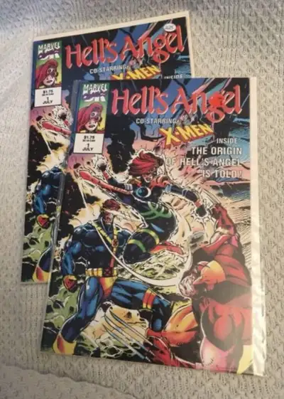 All 5 of Marvels ‘Hell’s Angel’ series, & 1st  of “Dark Angel”., View more