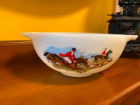 Vintage Rare Pyrex Hunting Scene Cinderella Mixing Bowl England