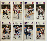 WINNIPEG JETS,  8 AUTOGRAPHS (1988)