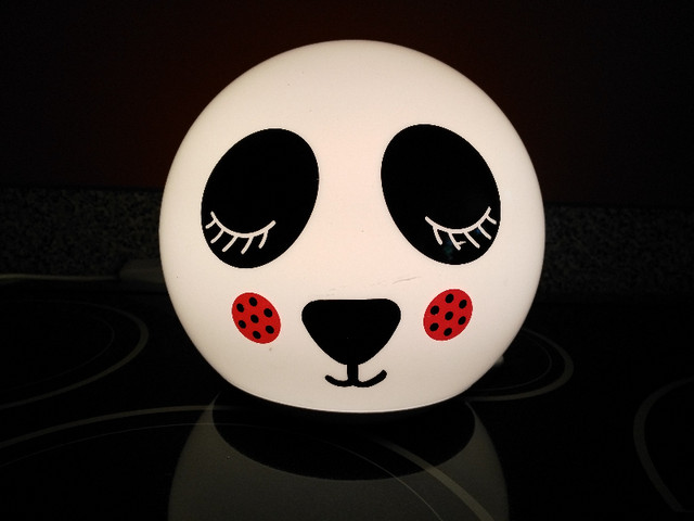 IKEA Rare Angama Bedside Table Lamp Night Light Panda Face Nurse in Indoor Lighting & Fans in Sunshine Coast - Image 2