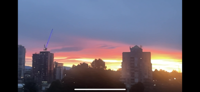 Three bedroom two bathroom penthouse’s corner suite facing north. Capture beautiful sunrise and suns...