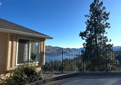 Beautiful panoramic Lakeview home in picturesque Peachland. Furnished, kitchen fully stocked. Just s...