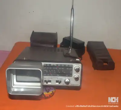 Vintage TMK Model VR22 Portable 2 inch TV AM-FM Radio Works A1, View more