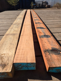 Rough cut Mexican hard wood 2x4s 3 dollars a board