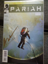 Pariah #1 Dark Horse Comic signed by Aron Warner & Brett Weldele