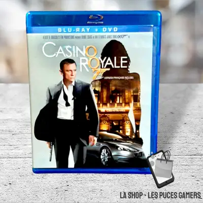 Blu-ray et Dvd du film Casino Royale en très bonne condition, en anglais et en français. N'hésitez p...