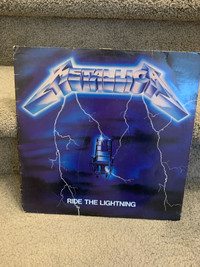 Vinyl Record - Metal Metallica Ride the Lightning 1984