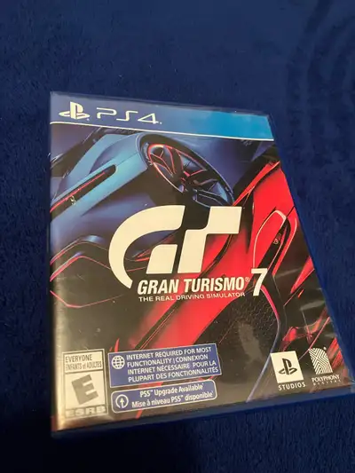 Bonjour, Gran Turismo 7 PS4 - 45$