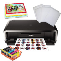 Canon Edible Cake Printer Bundle + Edible Inks + Icing Sheets