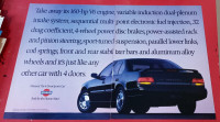 SWEET RETRO 1990 NISSAN MAXIMA 4 DOOR SPORTS CAR AD - ANNONCE