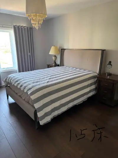 Upholstered Queen Bed Frame, View more