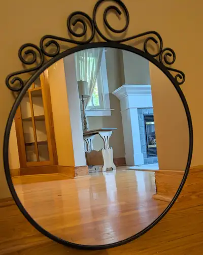 Round wall mirror (from Ikea)  YES, IT'S AVAILABLE, View more