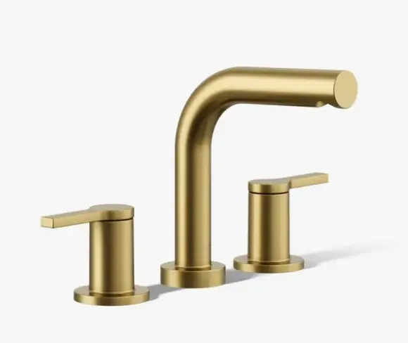 Kohler Deck Mount Faucet Brushed Gold KT33969-4-2MB in Plumbing, Sinks, Toilets & Showers in Mississauga / Peel Region - Image 2