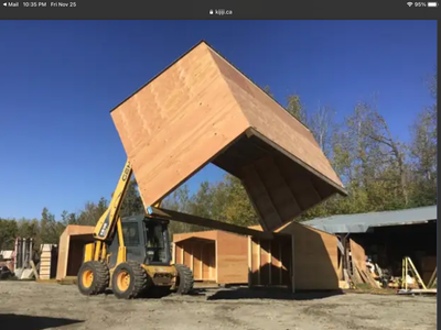Shelters start at $895 All Plywood is premium 3/8 fir exterior grade (No spruce plywood) Roof is bui...