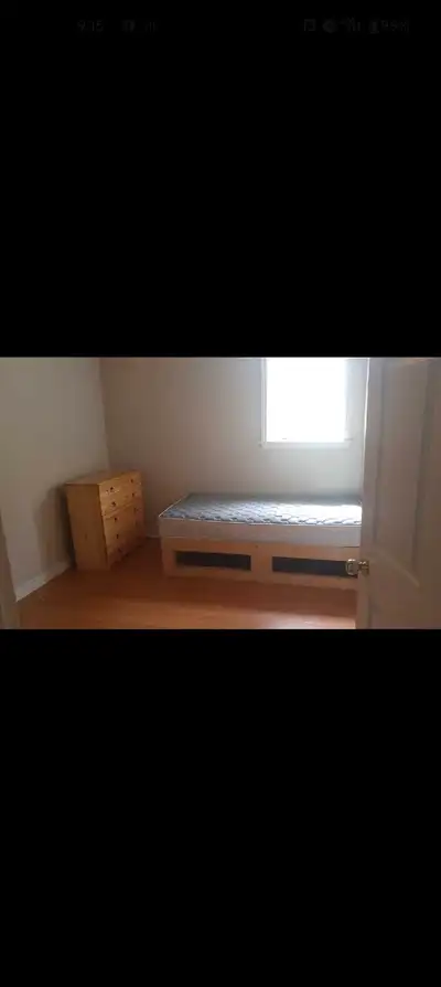 Heat and electricity included. Each room has bed dresser, deal and chair. Shared laundry, 1.5 baths,...