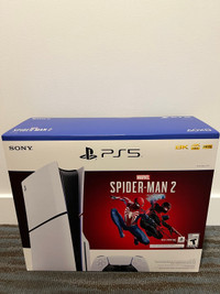 FREE DELIVERY- Ps5 PlayStation 5 slim console Spider-Man 2 bundl