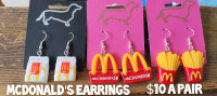 McDonald's earrings 
