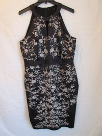 Silky Black Dress Size 14 Women