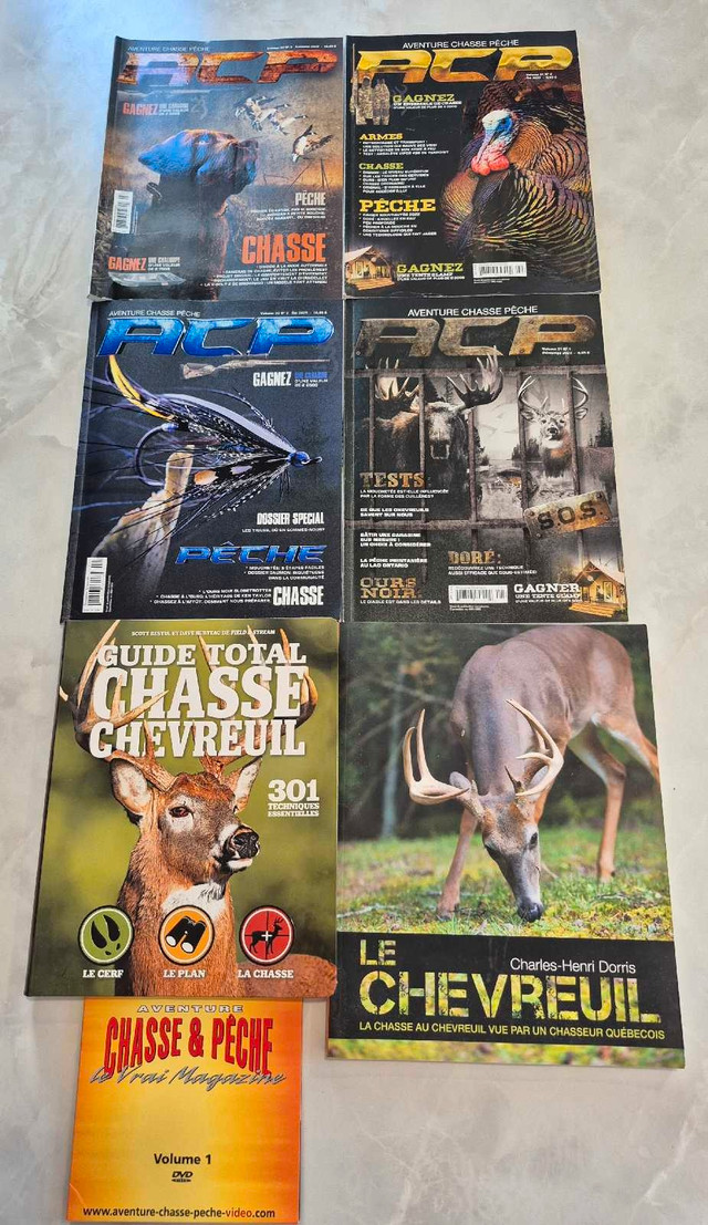 livre de chasse  dans Pêche, camping et plein Air  à Laval/Rive Nord