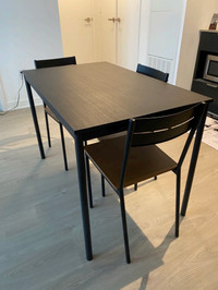 Ikea Sandsberg Dining Table and 3 Chairs (Sold as a set)
