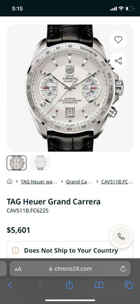 TAG HEUER GRAND CARRERA 2, (sadly for me)  this is a great deal 