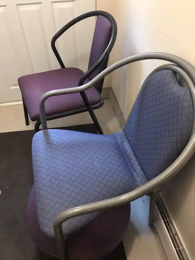 Sturdy metal chairs, View more