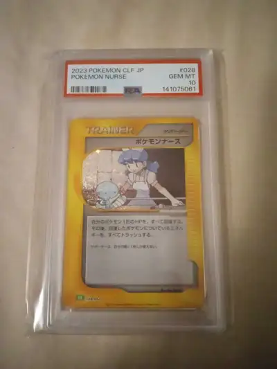 2023 pokemon clef japan pokemon nurse psa 10, View more