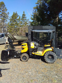 Club Cadet lawn tractor snow blower