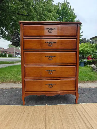 Great Condition French Provincial Tallboy Dresser. Can Deliver , View more