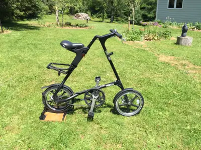 Strida Matt Black SX Folding Bike, View more