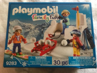 Playmobil 9283 Snowball Fight Set - NEW in sealed box