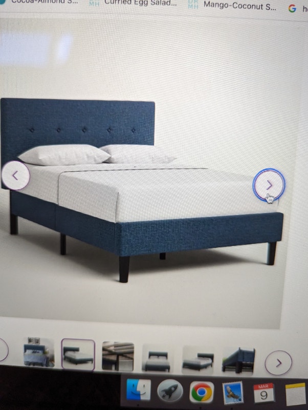 upholstered double bed Beds & Mattresses Oakville / Halton Region