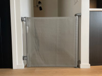 Mesh grey baby gate/dog gate 