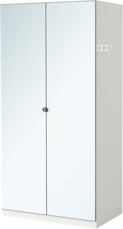 IKEA PAX / ÅHEIM wardrobe combination, white and mirror glass, View more