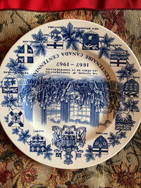 Canada centennial plate
