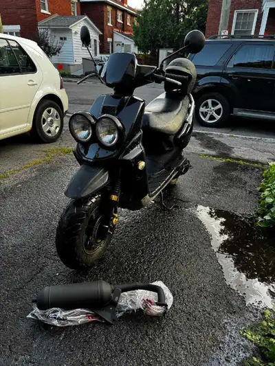 Hello, my 2005 Yamaha BWS is for sale. This bike comes with new uninstalled aftermarket parts. The c...