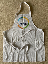 Protector cotton apron white for painting DIY jobs