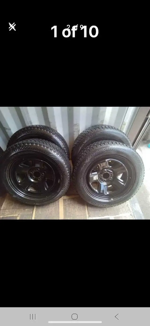 Title:Set of 4 NORD FROST Winter Tires on Rims – 225/60R18 –  in Tires & Rims in Oakville / Halton Region - Image 3