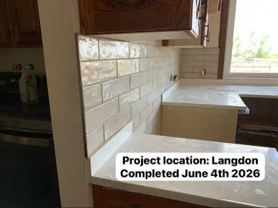 New to Calgary tile installers all sizes and shapes expert layout and installation. Custom showers,...