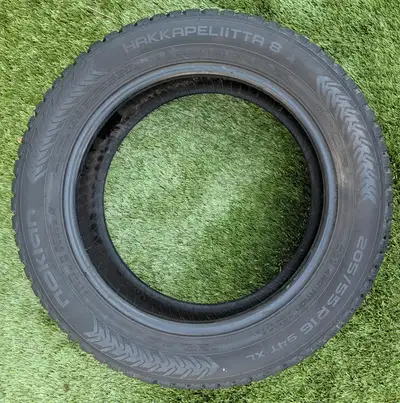 205 55 R16 M+S Nokian Hakkapeliitta 8 snowflake rated
