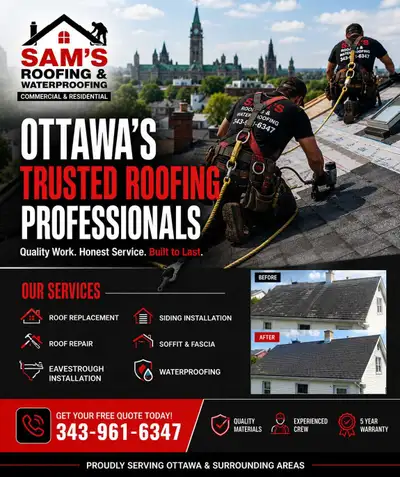 EMERGENCY ROOF REPAIRS 343 961 6347, View more