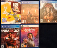 PS4/5 game+1 DVD Toy Story
