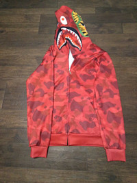 Hello I have a brand new bape hoodie size large 