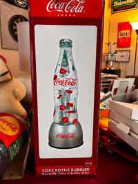 21” Coca Cola Coke Bottle Caps Bubbler Lava Type Lamp