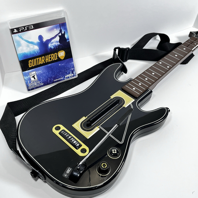 Guitar Hero Live Wireless Controller Playstation 3 PS3 with Game WITH DONGLE