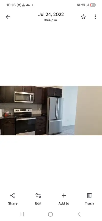 One Bedroom apartment with Den for Rent, View more