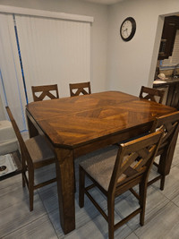 Solid wood dining table kitchen table 6 or 8 seats