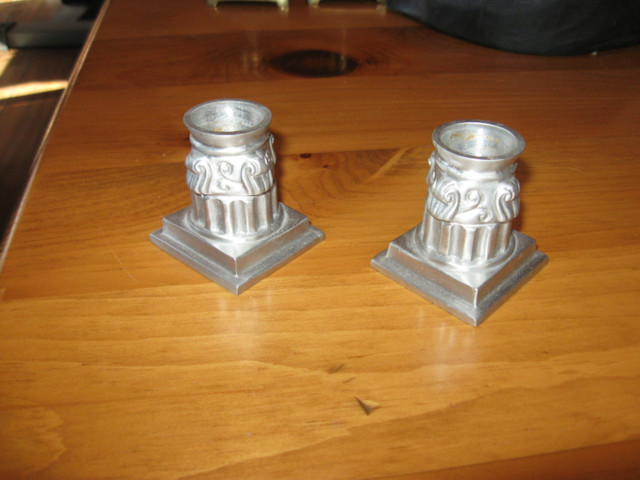 CANDLE HOLDERS - LOT # 4 - metal - various styles in Home Décor & Accents in Bedford - Image 2